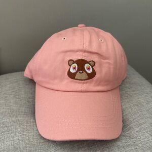 Animal Crossing Tom Nook Pink Baseball Cap
- Bear Embroidery